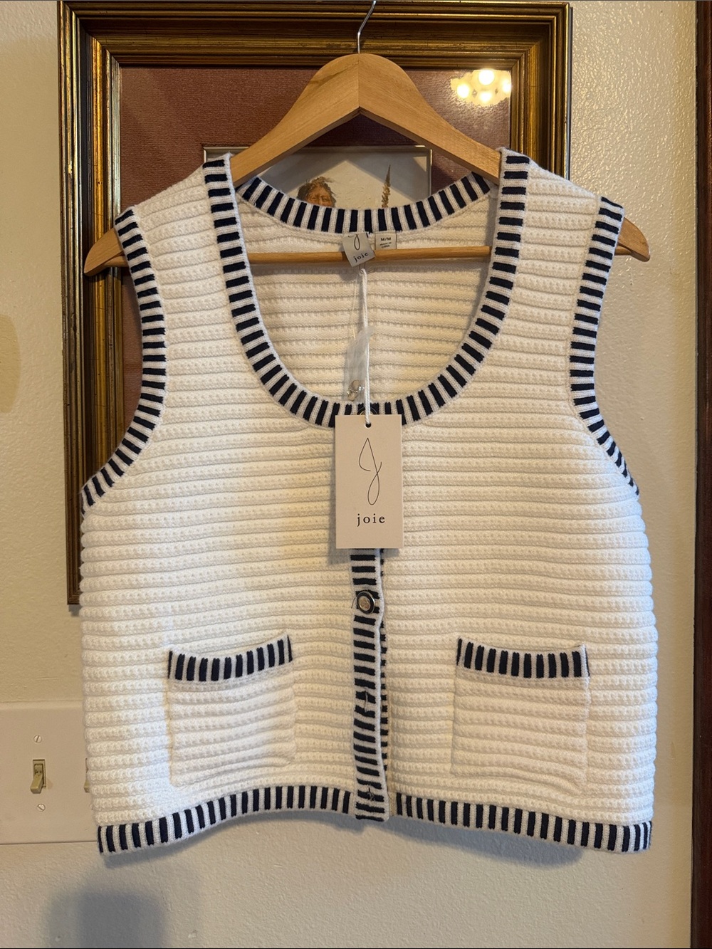 Joie Sweater Button Vest